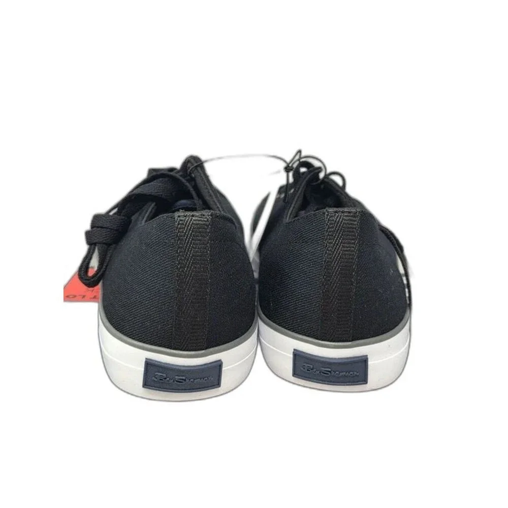 Ben Sherman Dorset Lo Canvas Sneakers Black on Black Low Top Men's Size Variety